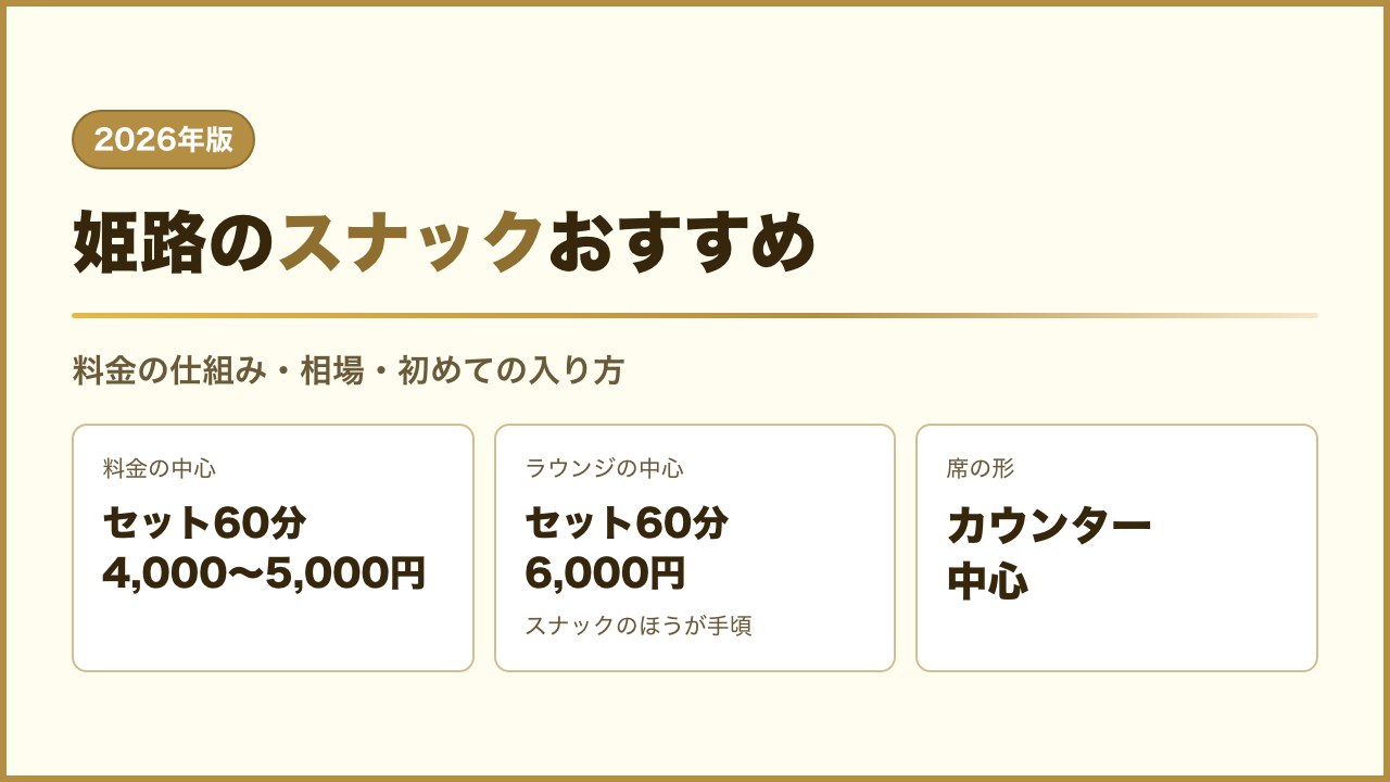 姫路のスナックおすすめの比較